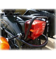 Schutzkorb für Motorrad Rückleuchte, schwarz
