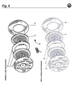 6x Senkkopfschraube Kupplung M8x1x16 Innensechskant bis 2011