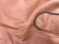 gebrauchte Abdeckplane Kajak Stil, Lederimitat braun ab 2013 #1